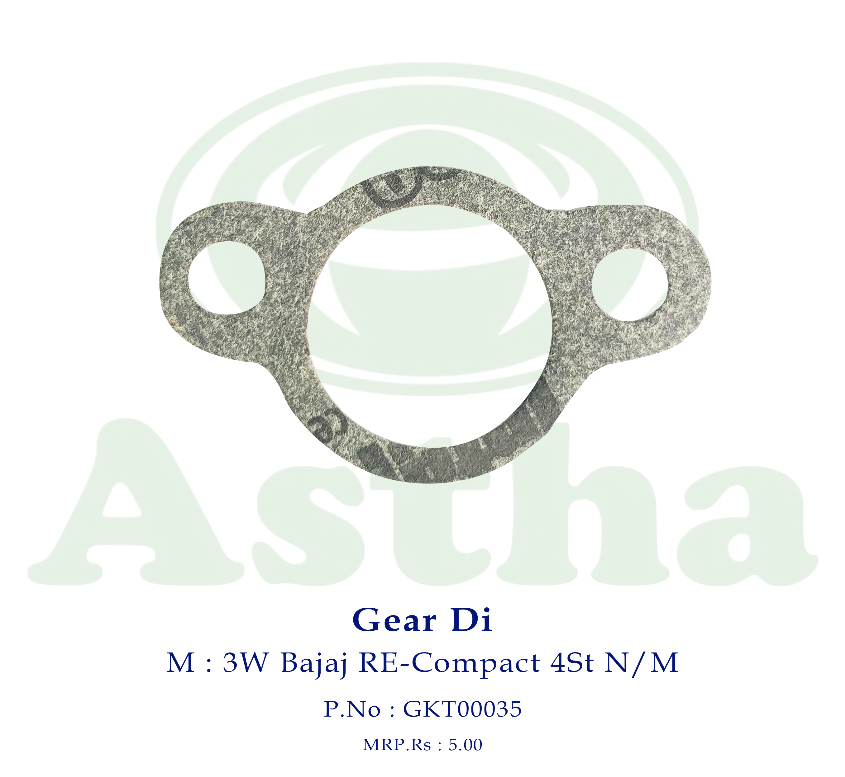 Gasket Gear Di 3W Bajaj RE-Compact 4St